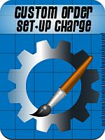 Custom Labels Customized Set-Up Charge